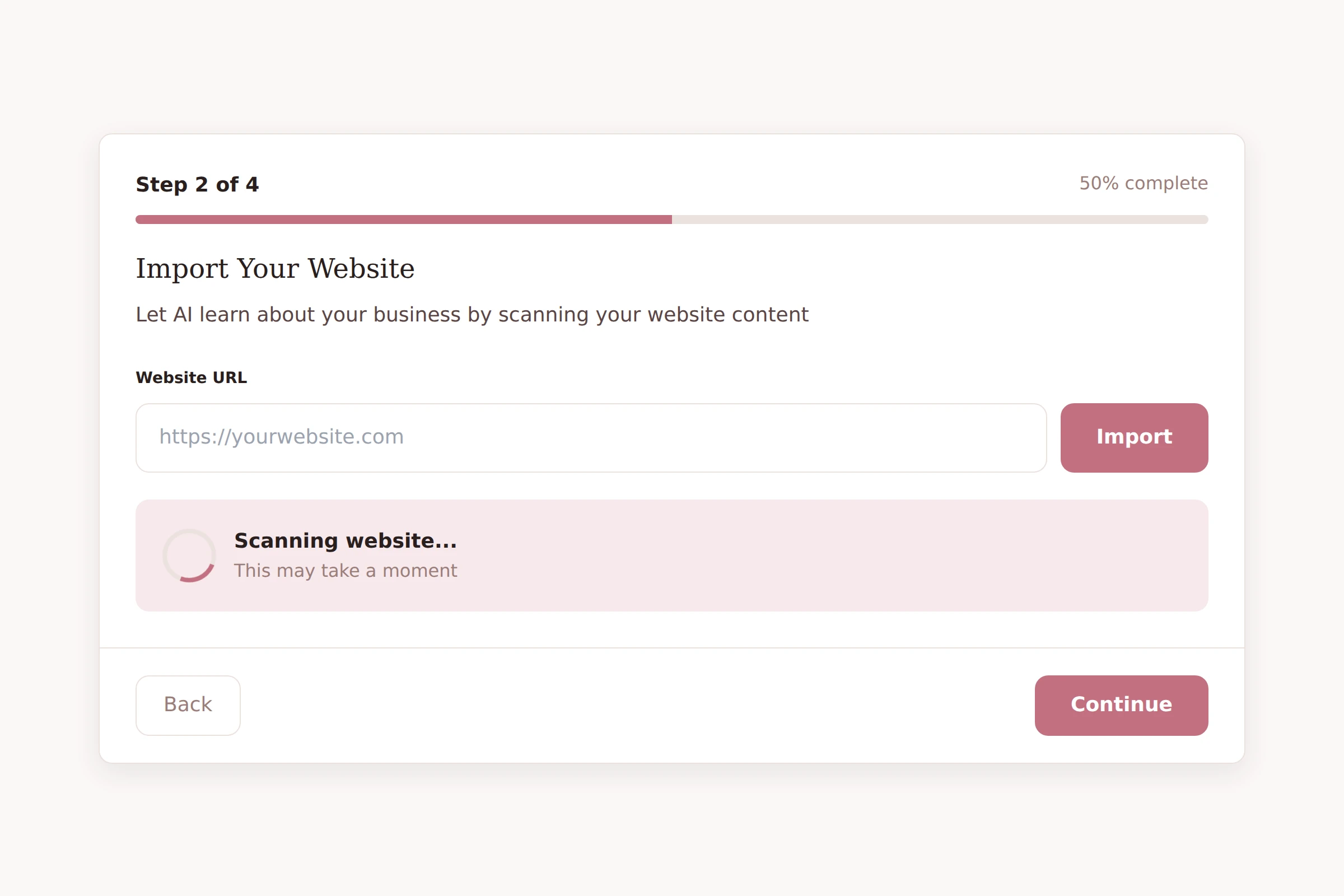 Website Import
